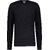 Basse Sweater Navy M Lambswool with patch 