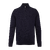 Abel Half-zip Navy XXL Brick pattern cashmere knit 