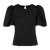 Alva Top Black XS Puffed sleeves top 