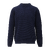 Akono Sweater Navy L Moss stitch cotton sweater 