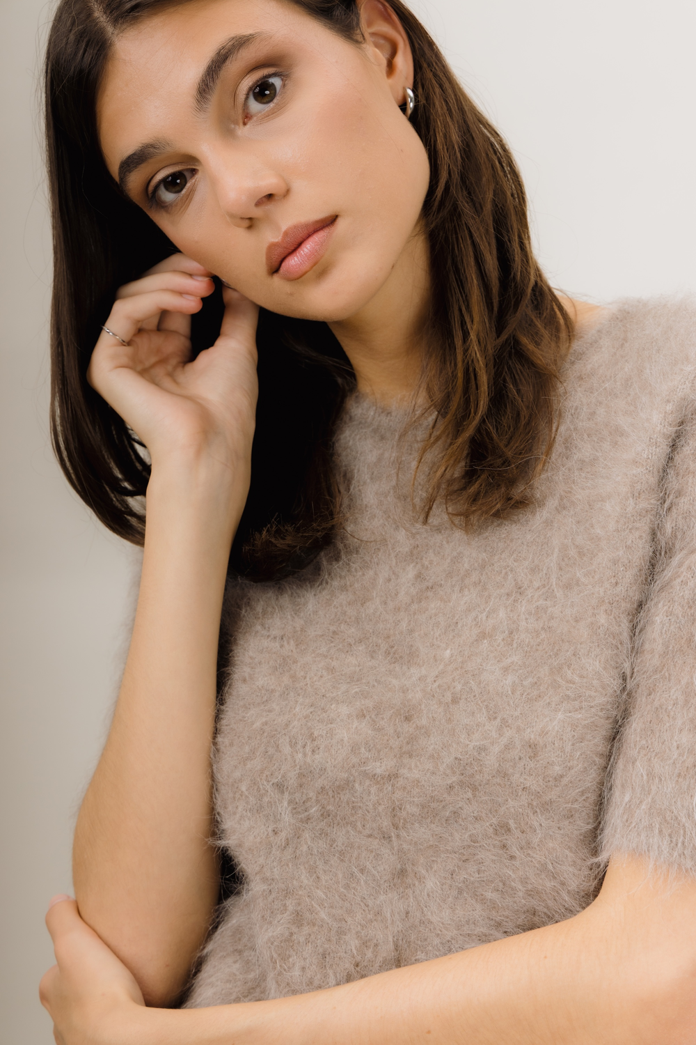 Urban Pioneers Female Abby SS Top TOP DARK SAND