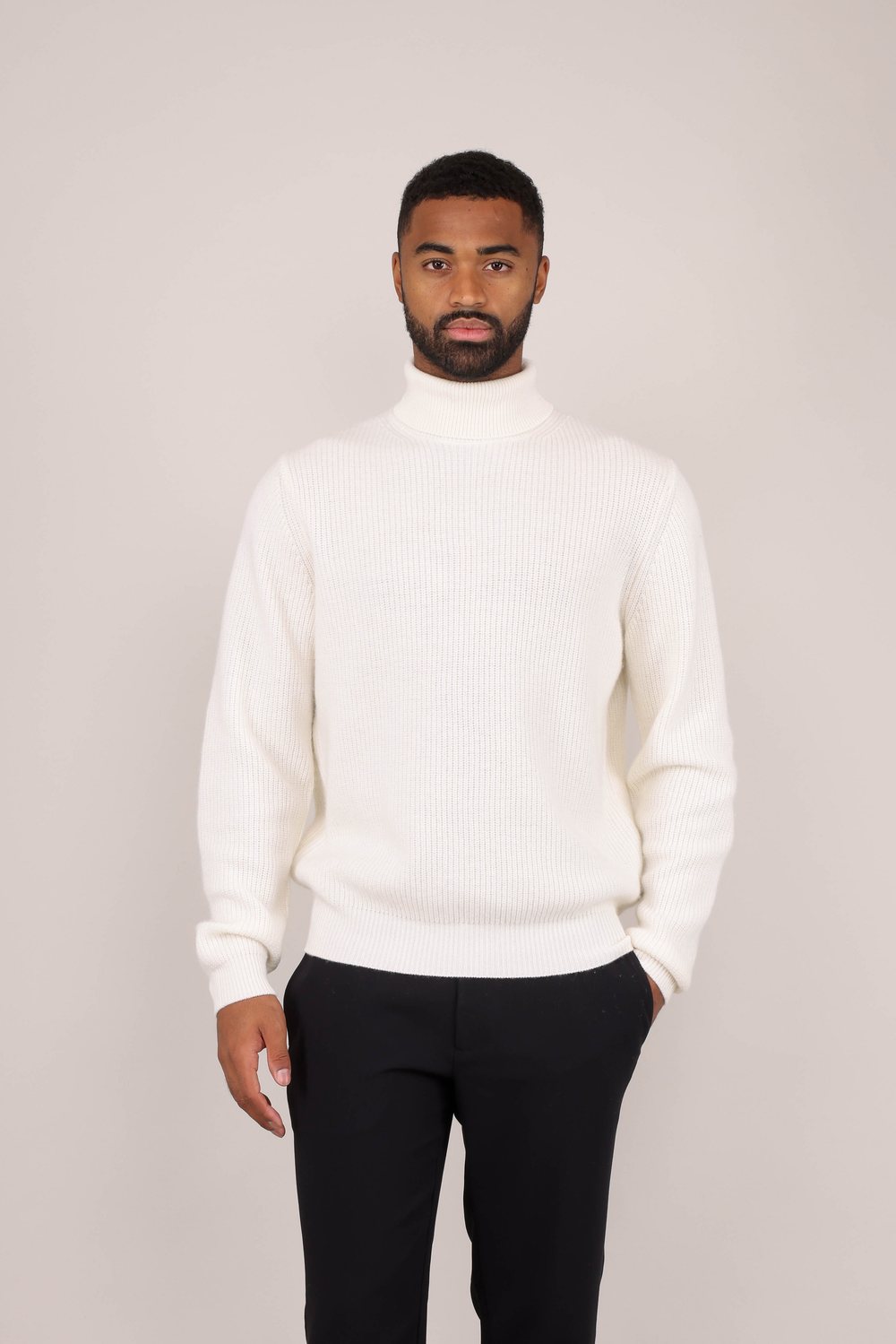 Urban Pioneers Male Ade Turtleneck SWEATER CREAM