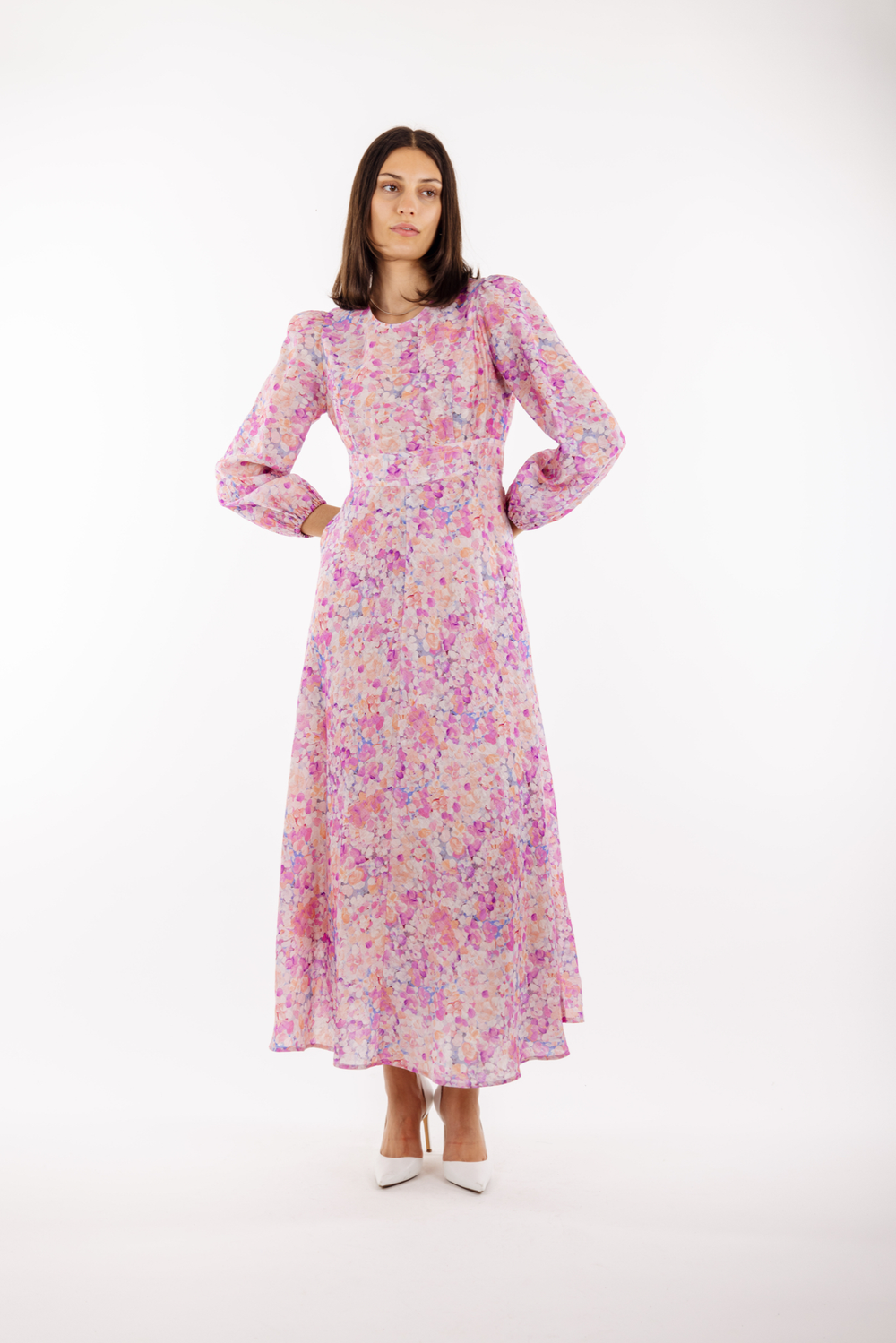 Urban Pioneers Female Adelle Dress DRESS PINK AOP