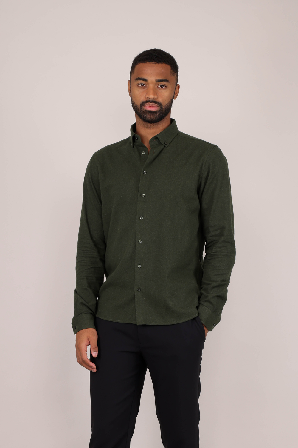 Urban Pioneers Male Albin Shirt SHIRT OLIVE
