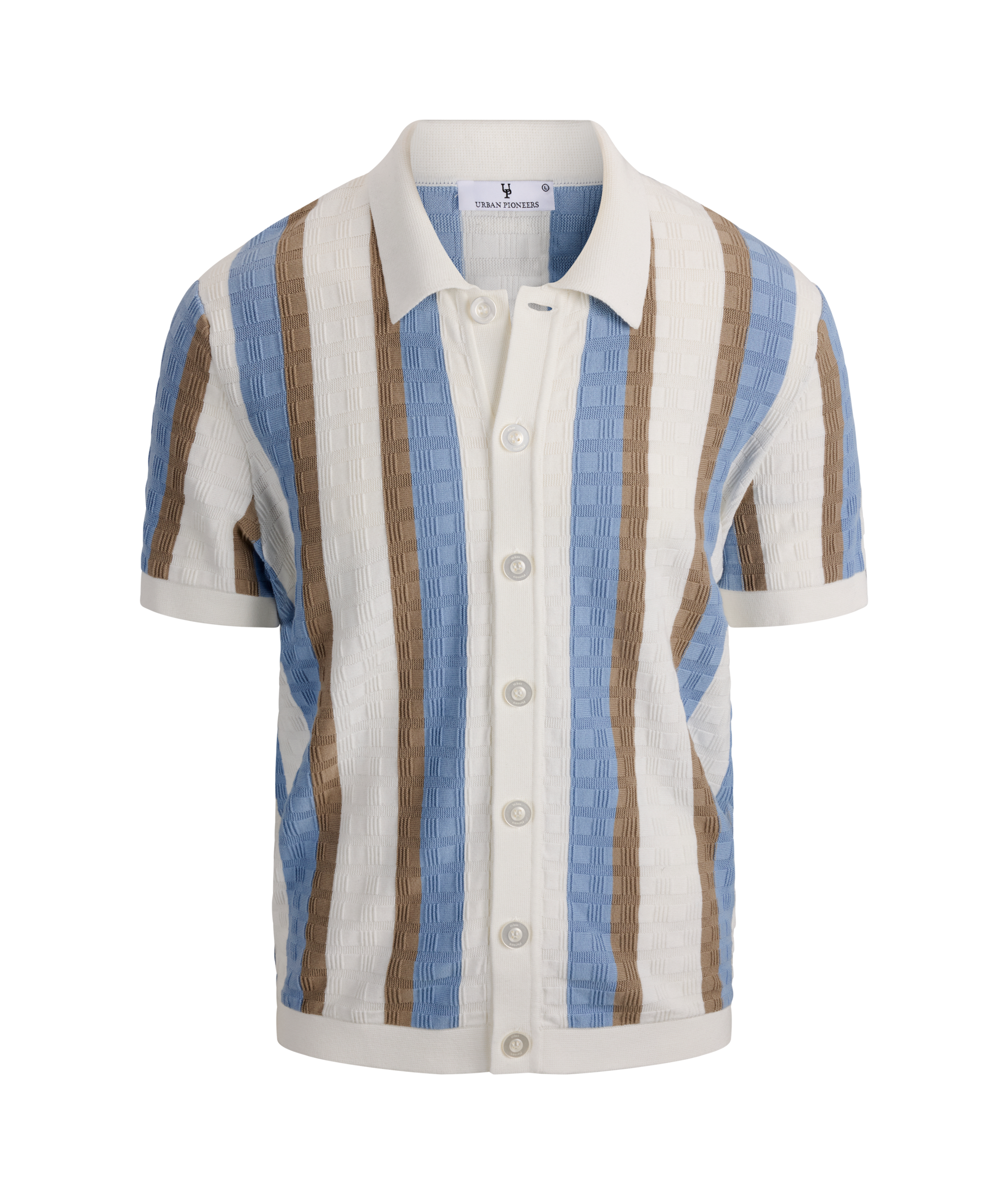 Urban Pioneers Male Alexander SS Shirt SS SHIRT SNOW WHITE