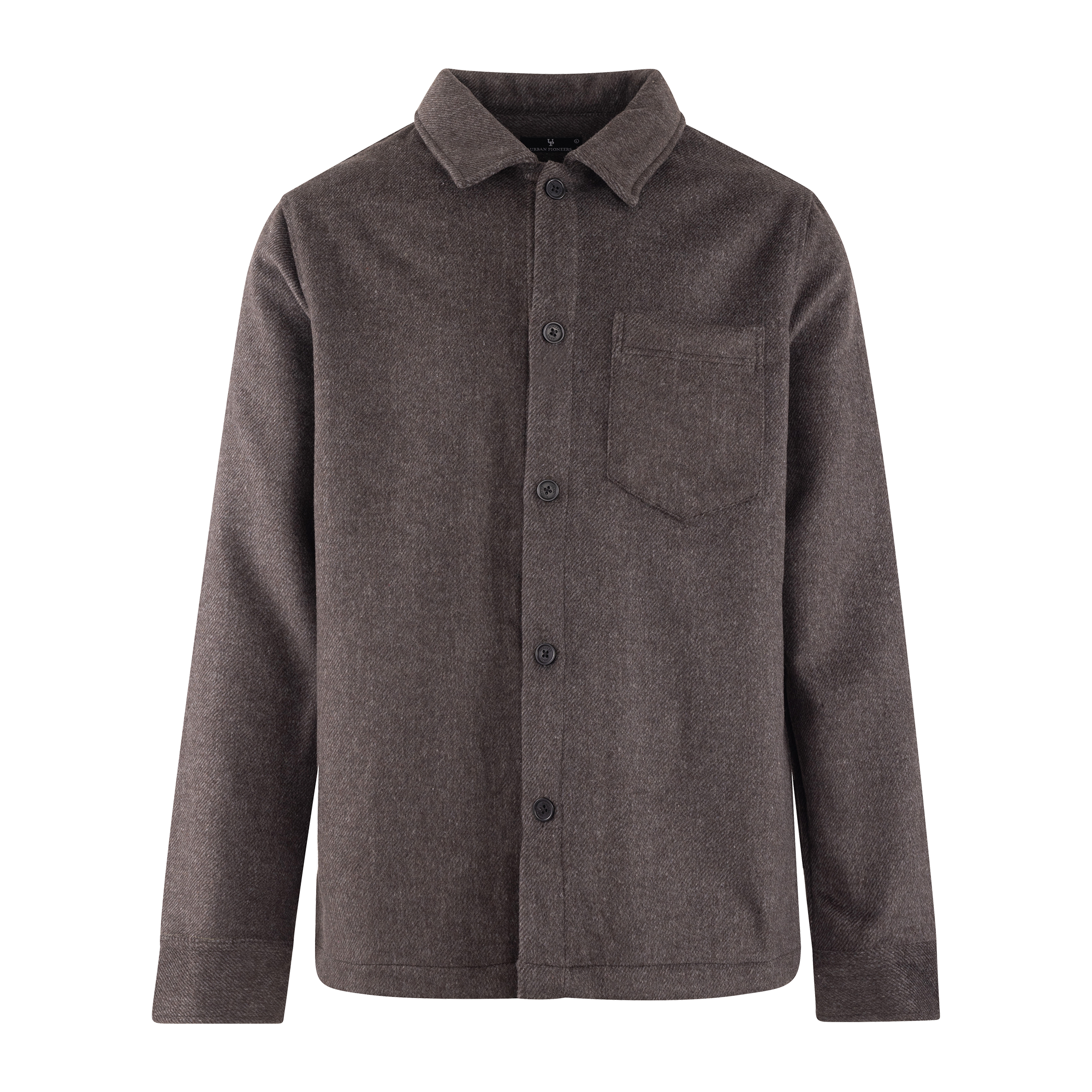 Urban Pioneers Male Aligo Overshirt SHIRT BROWN/GREY