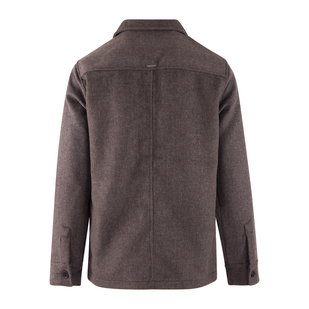 Urban Pioneers Male Aligo Overshirt SHIRT BROWN/GREY