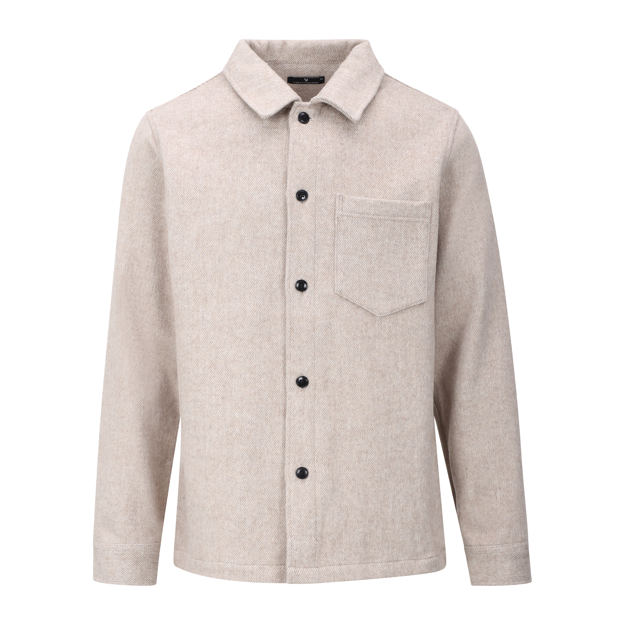 Urban Pioneers Male Aligo Overshirt SHIRT SAND MELANGE