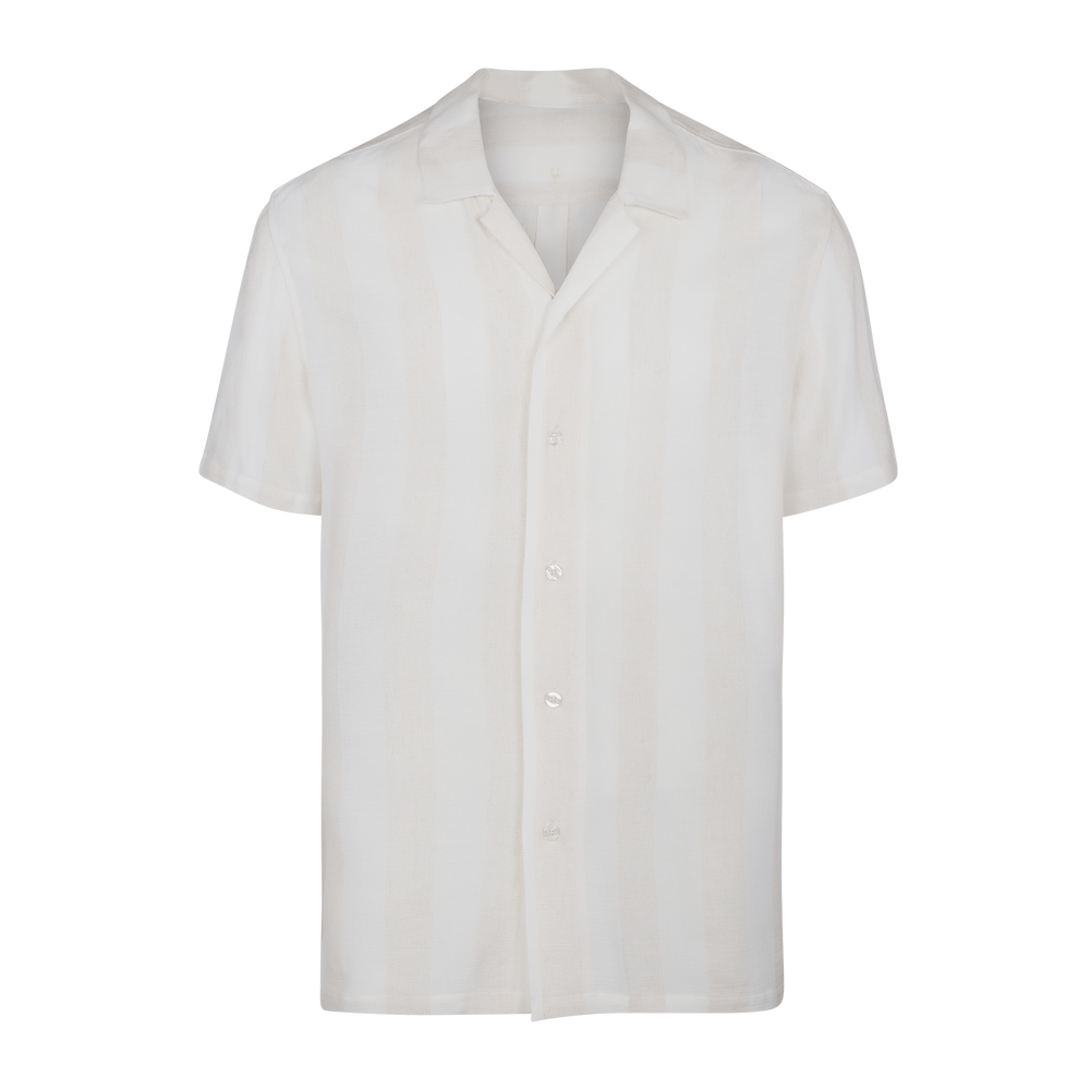 Urban Pioneers Male Alonso SS SHIRT SAND/CREAM