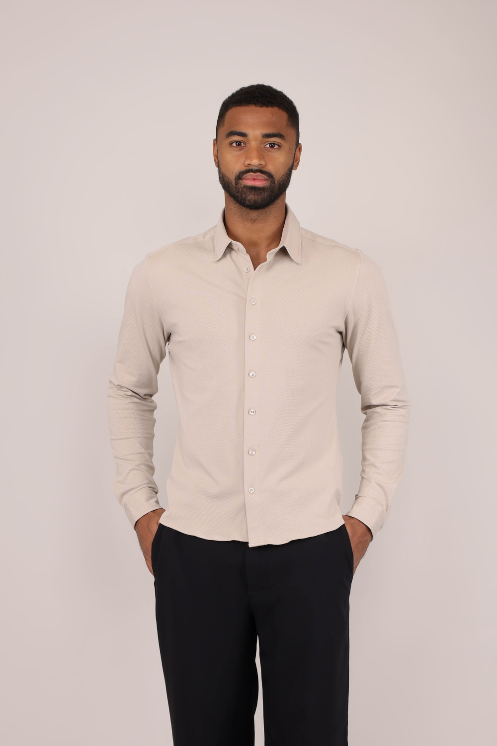 Urban Pioneers Male Alve Shirt SHIRT LIGHT SAND