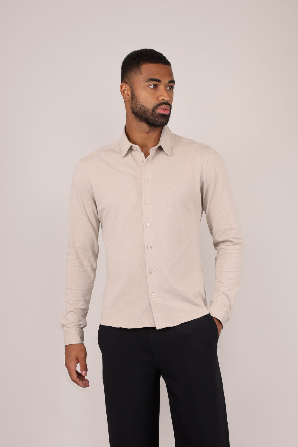 Urban Pioneers Male Alve Shirt SHIRT LIGHT SAND