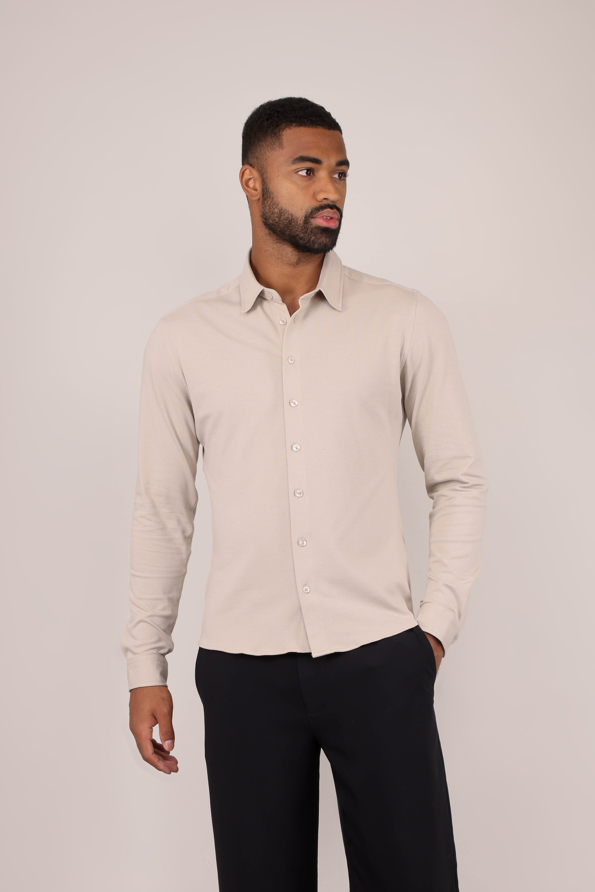 Urban Pioneers Male Alve Shirt SHIRT LIGHT SAND
