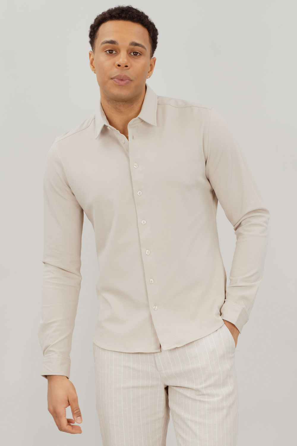 Urban Pioneers Male Alve Shirt SHIRT LIGHT SAND