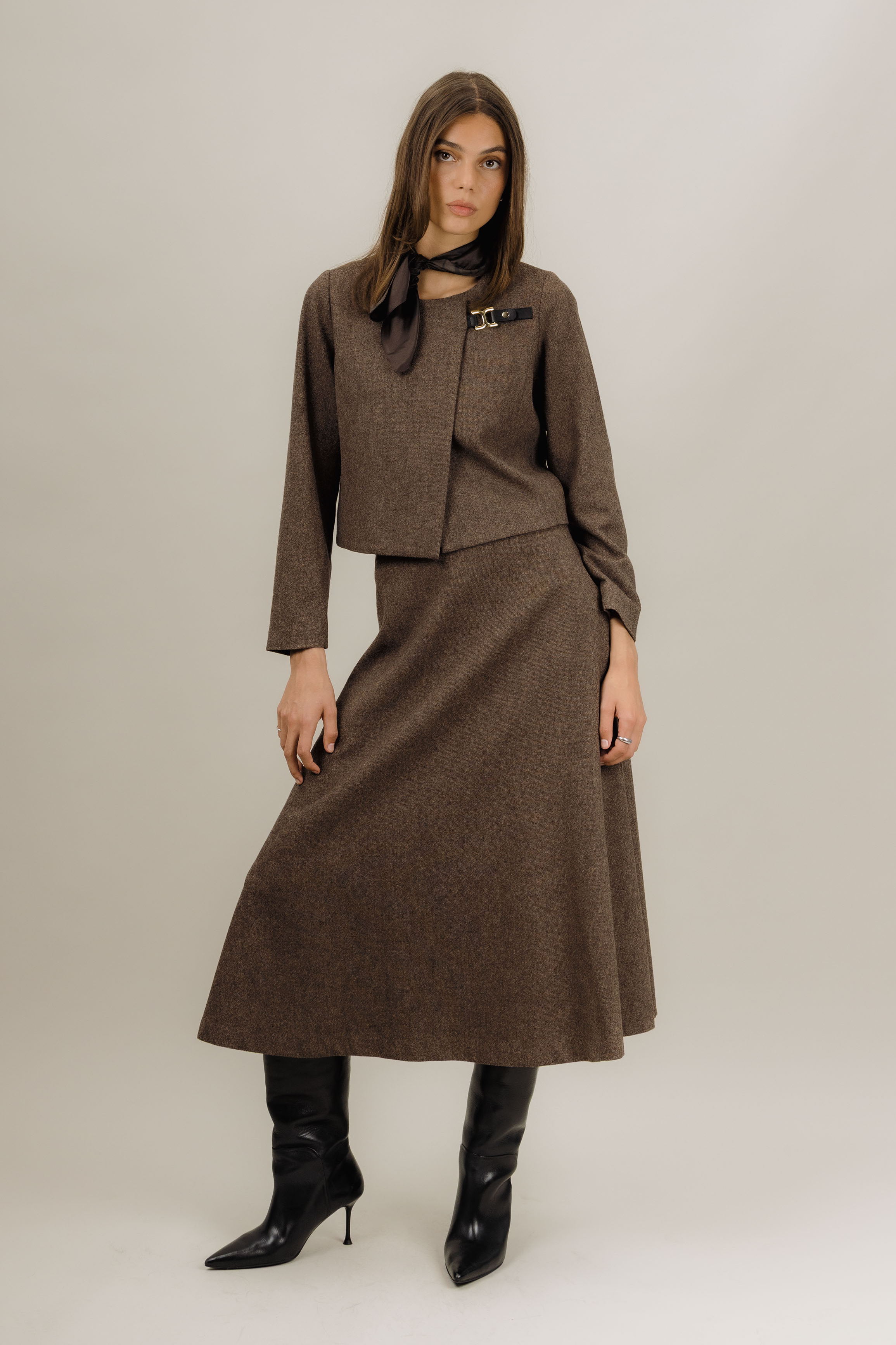 Urban Pioneers Female Amara Skirt SKIRT DARK BROWN