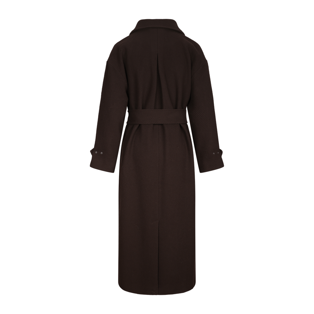 Urban Pioneers Female Amelie Trenchcoat COAT CHOCOLATE BROWN