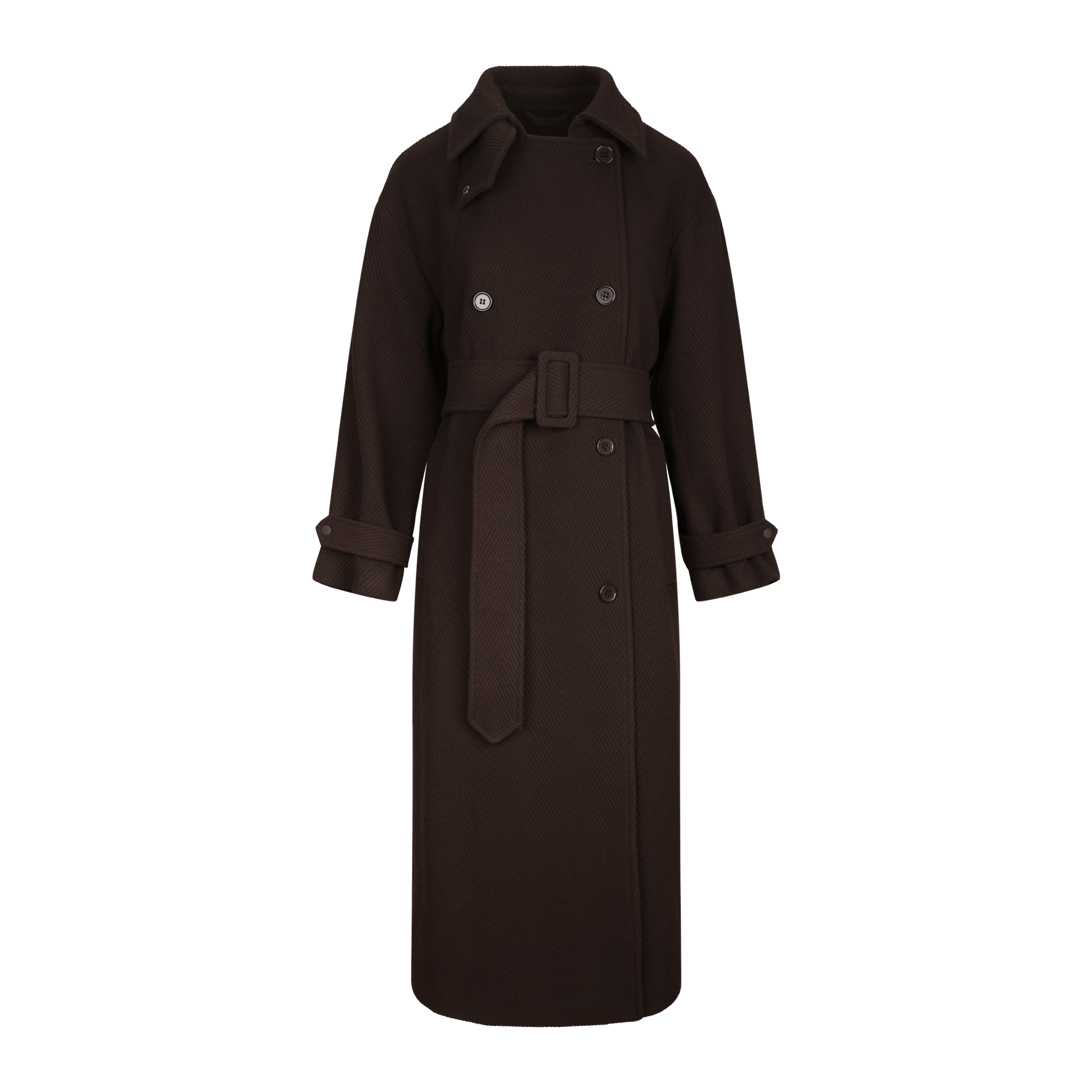 Urban Pioneers Female Amelie Trenchcoat COAT CHOCOLATE BROWN