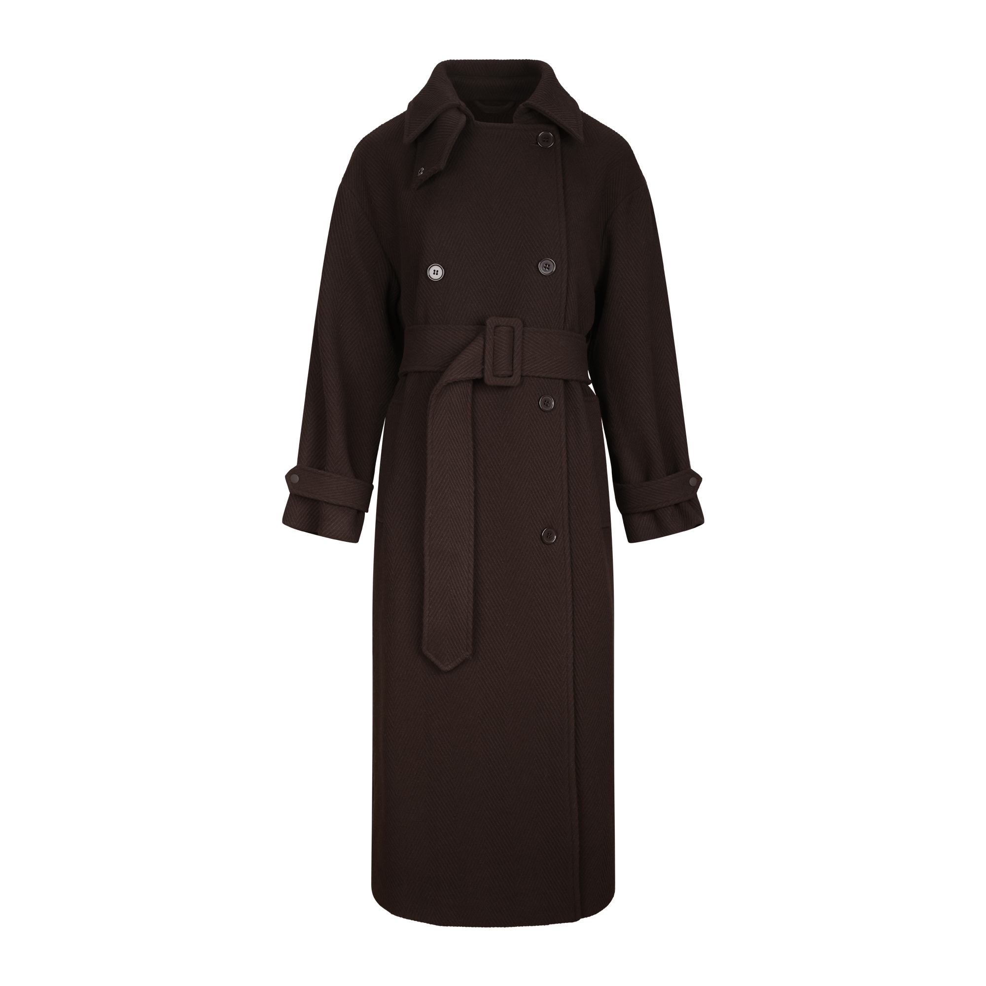 Urban Pioneers Female Amelie Trenchcoat COAT CHOCOLATE BROWN