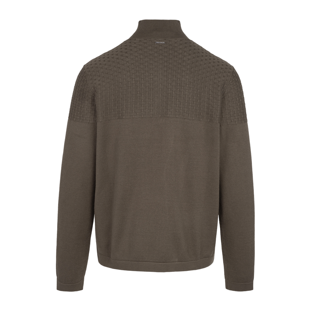 Urban Pioneers Male Amman Half-zip SWEATER OLIVE
