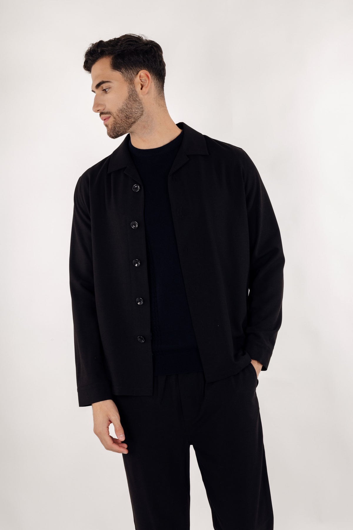 Urban Pioneers Male Andreas Shirt SHIRT BLACK