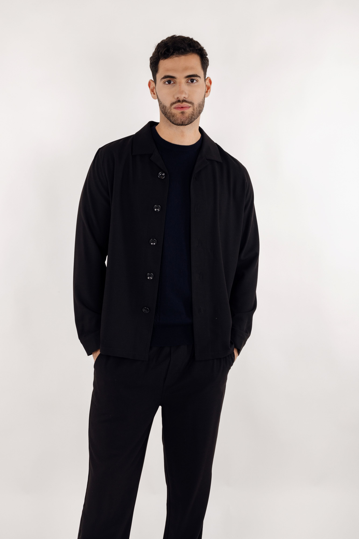 Urban Pioneers Male Andreas Shirt SHIRT BLACK