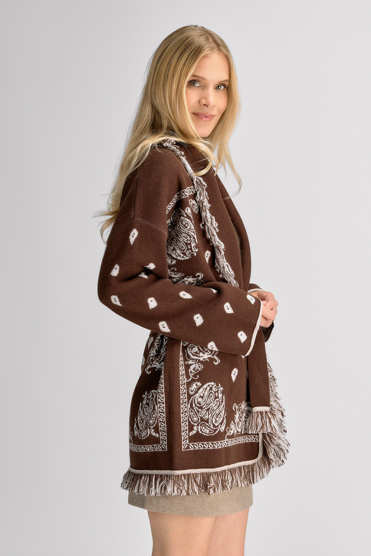 Urban Pioneers Female Angela Cardigan CARDIGAN BLACK COFFEE