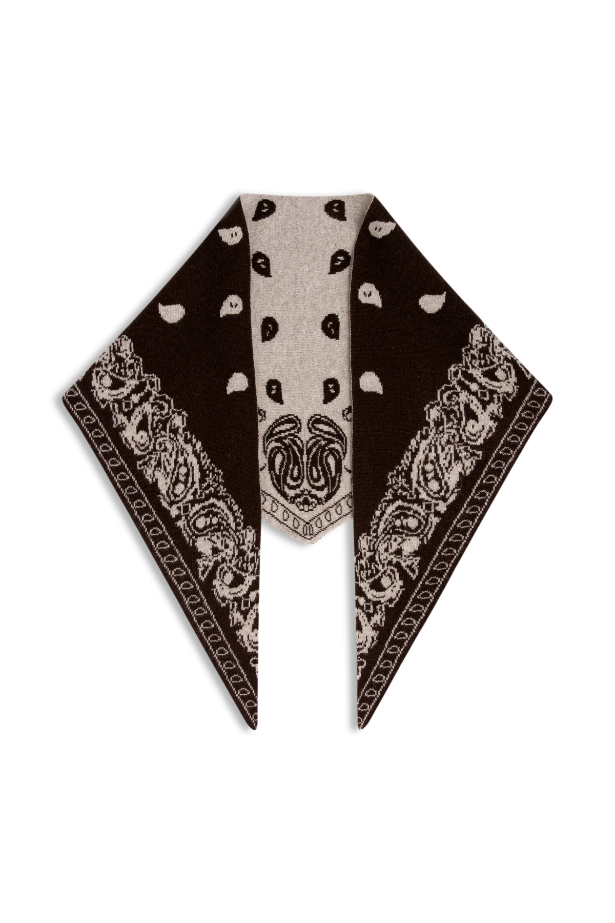Urban Pioneers Female Angela Scarf SCARF MULTI BLACK COFFEE/CREAM