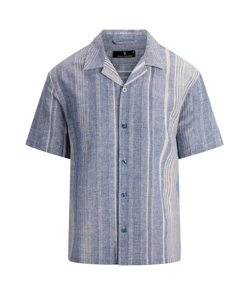Urban Pioneers Male Anthony SS Shirt SS SHIRT BLUE