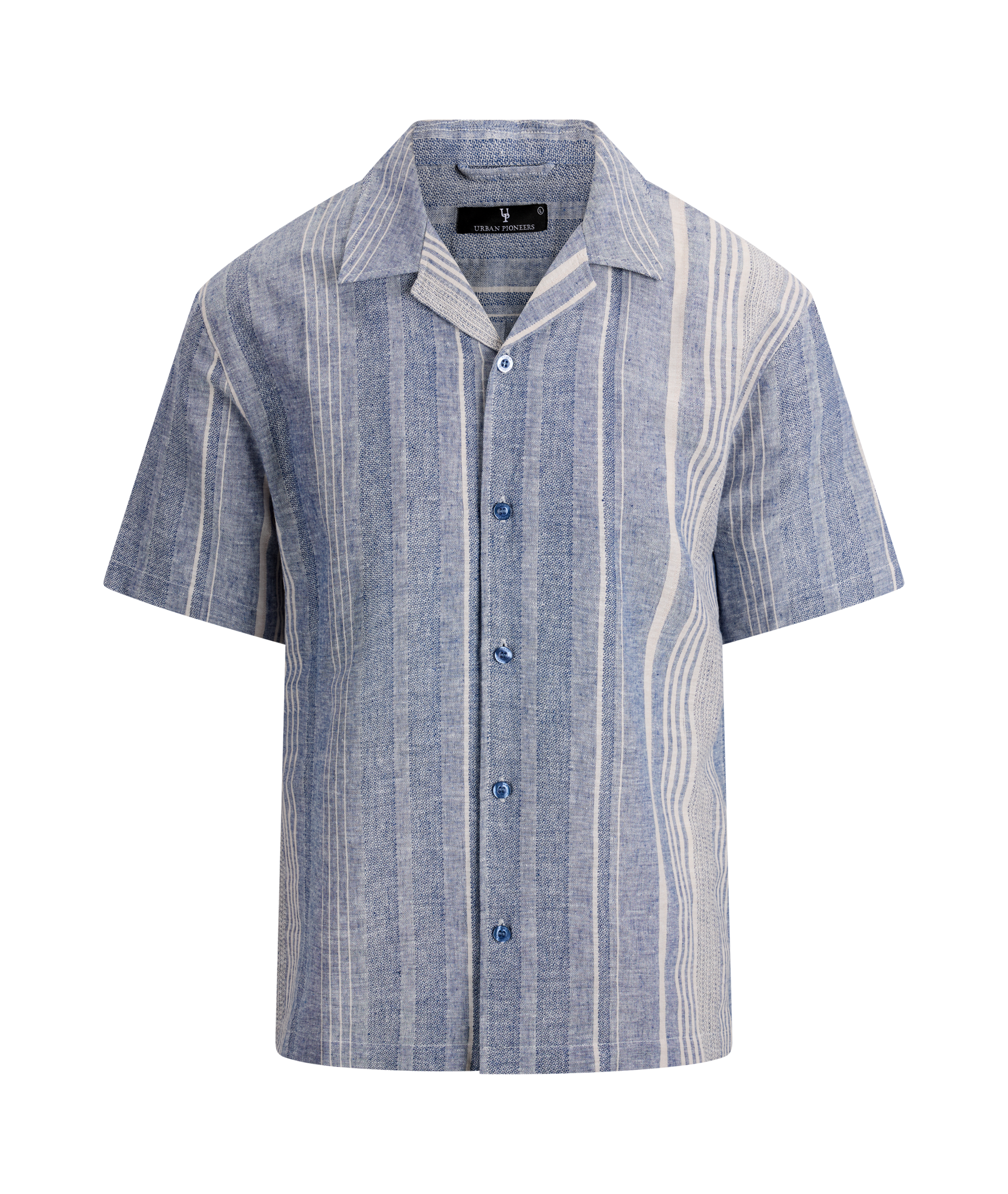 Urban Pioneers Male Anthony SS Shirt SS SHIRT BLUE