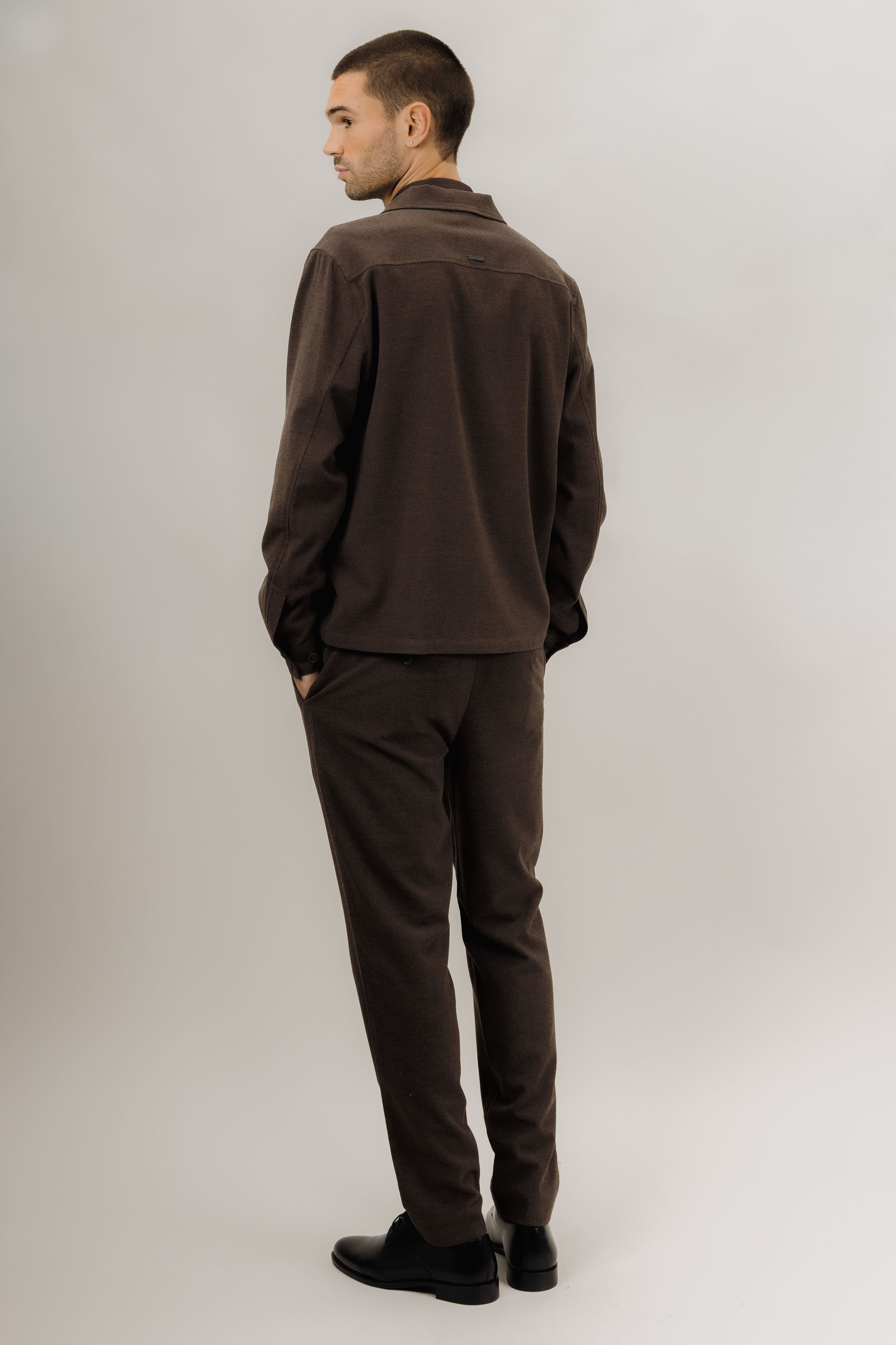 Urban Pioneers Male Argus Overshirt SHIRT BROWN