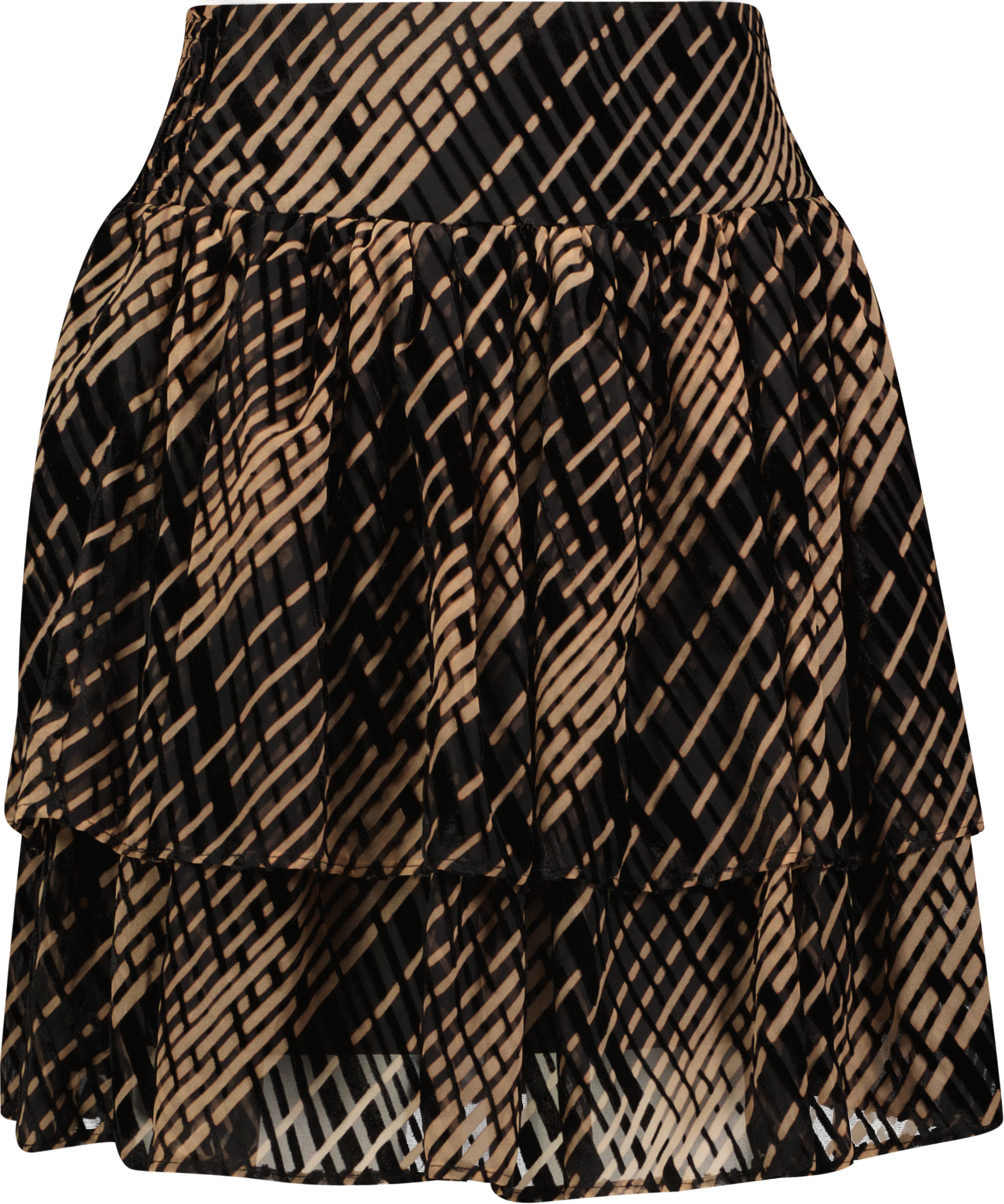 Urban Pioneers Female Ariel Skirt SKIRT BLACK AOP