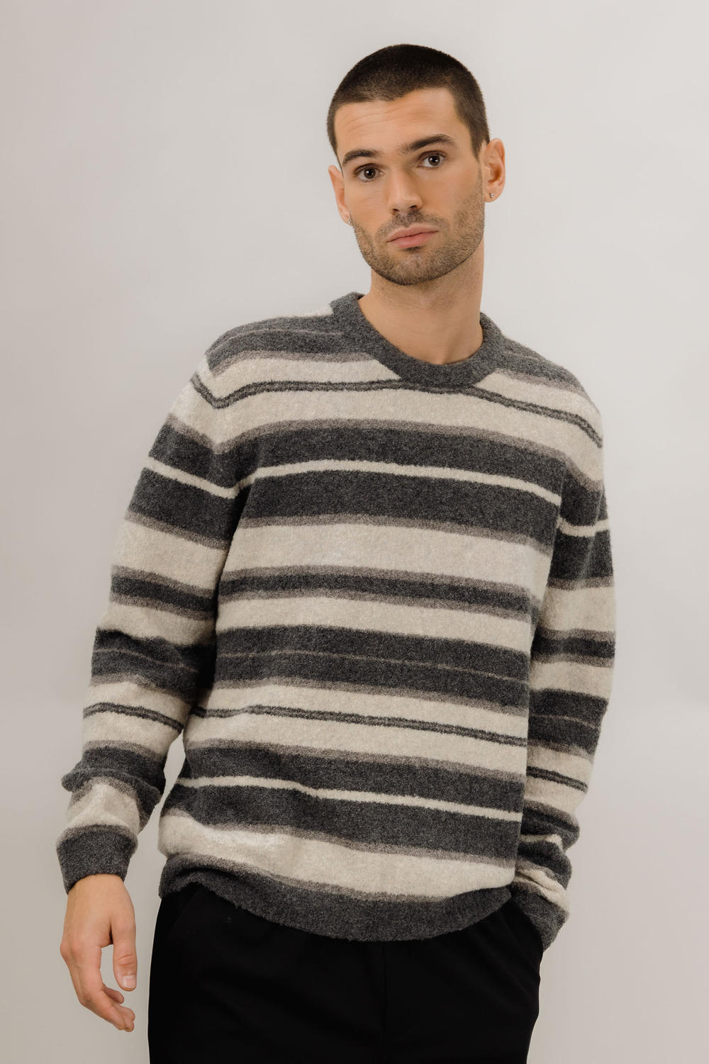Urban Pioneers Male Arlo Sweater SWEATER CHARCOAL MULTI