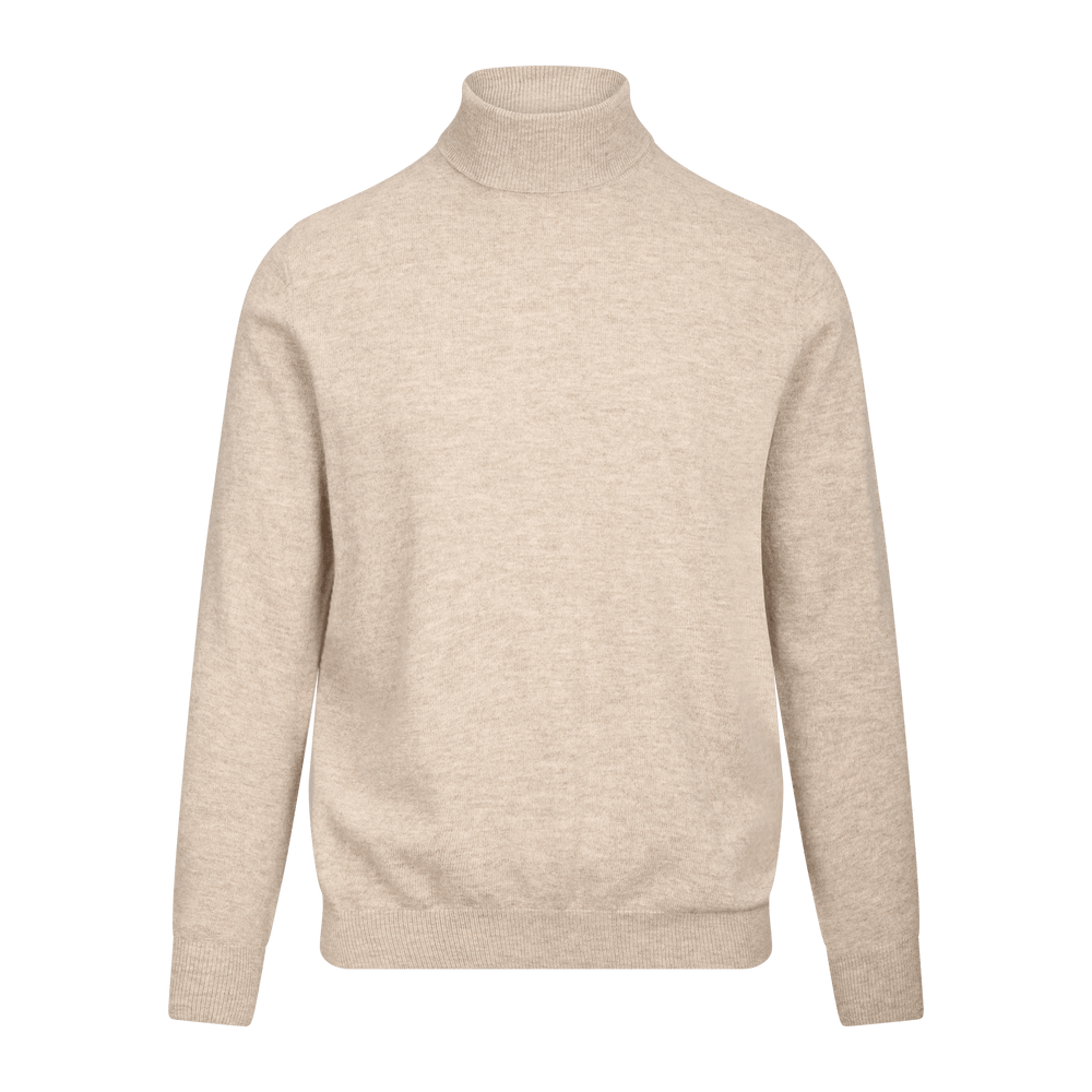 Urban Pioneers Male Arthur Turtleneck SWEATER LIGHT SAND