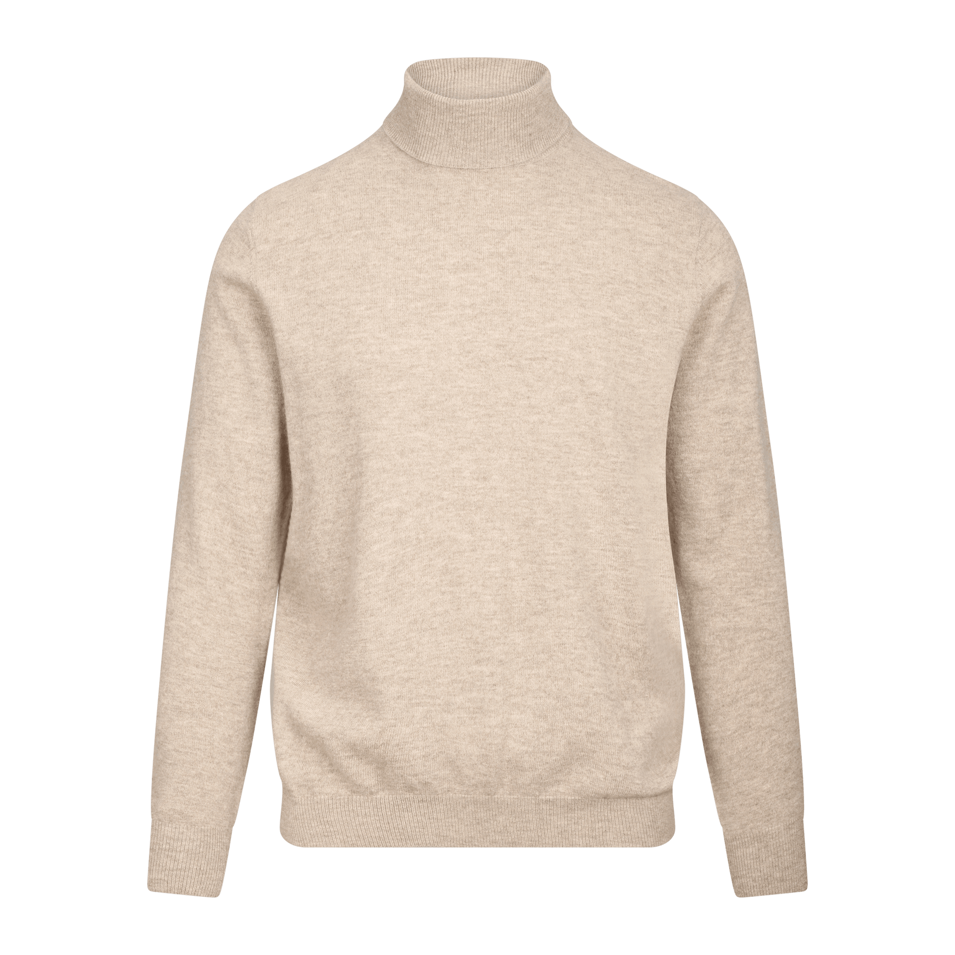 Urban Pioneers Male Arthur Turtleneck SWEATER LIGHT SAND