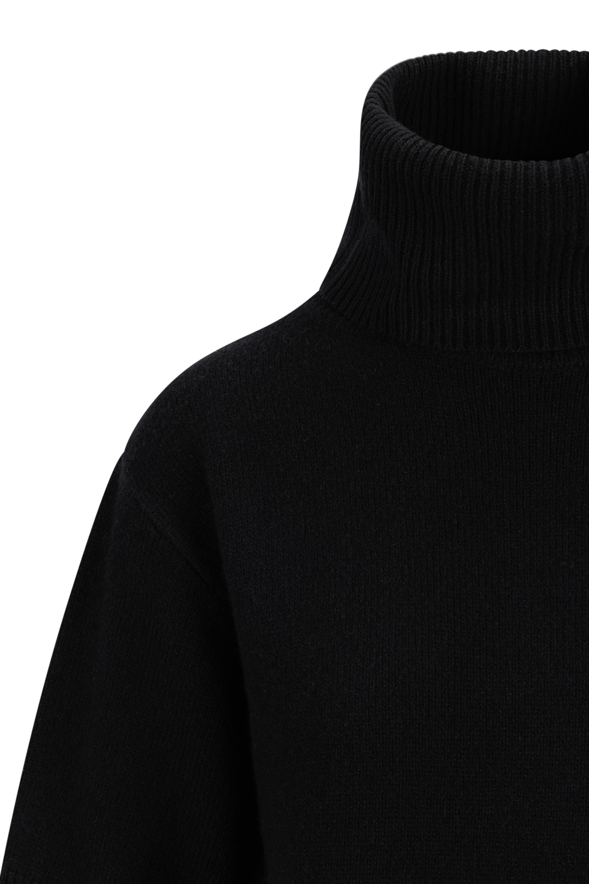 Urban Pioneers Female Arwyn SS Turtleneck SWEATER BLACK