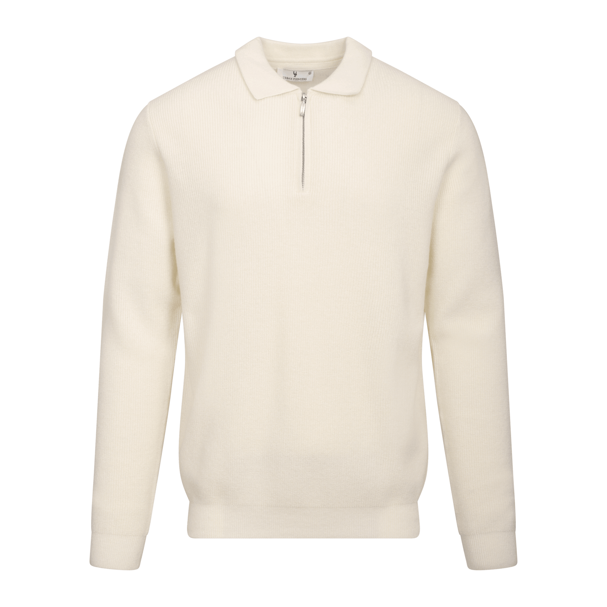 Urban Pioneers Male Austin Half-zip SWEATER CREAM