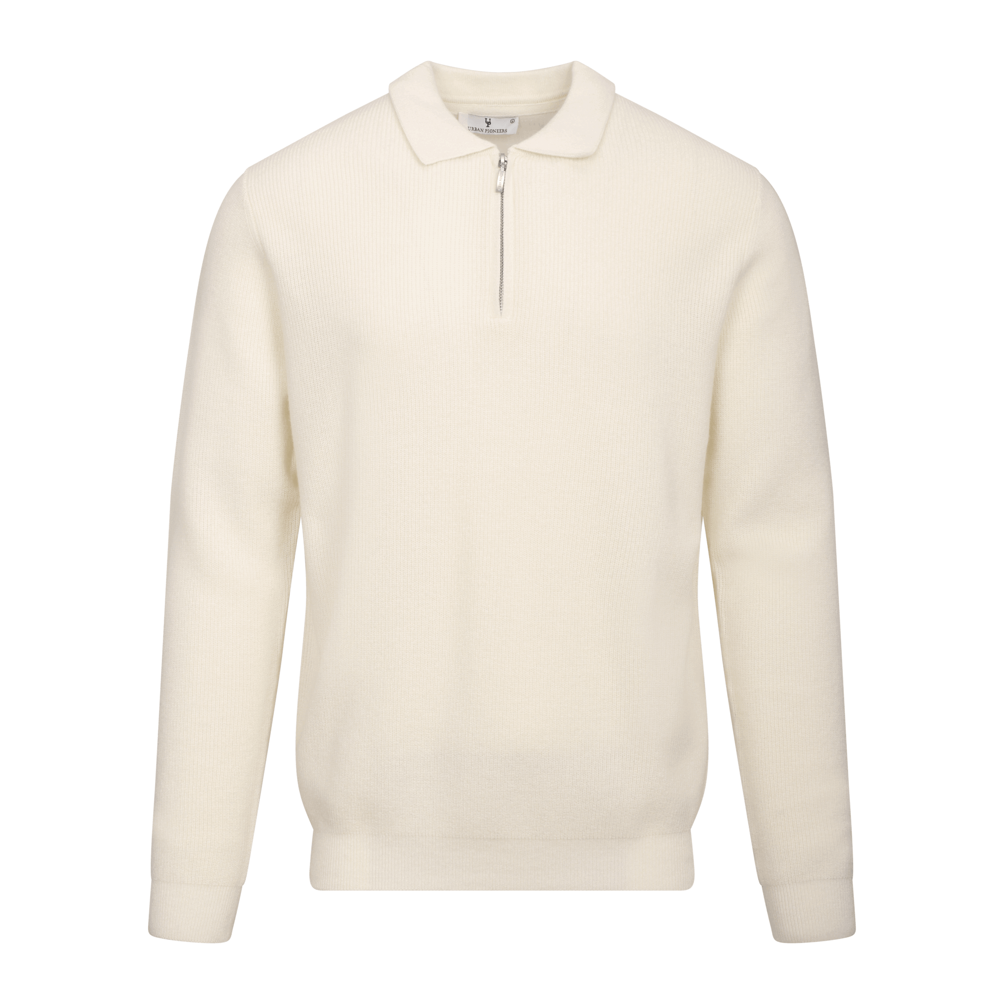 Urban Pioneers Male Austin Half-zip SWEATER CREAM