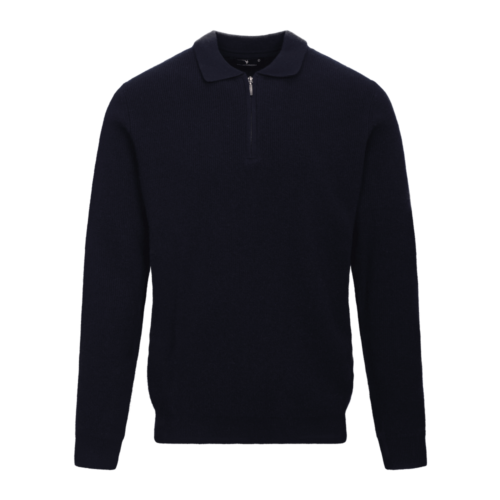 Urban Pioneers Male Austin Half-zip SWEATER NAVY