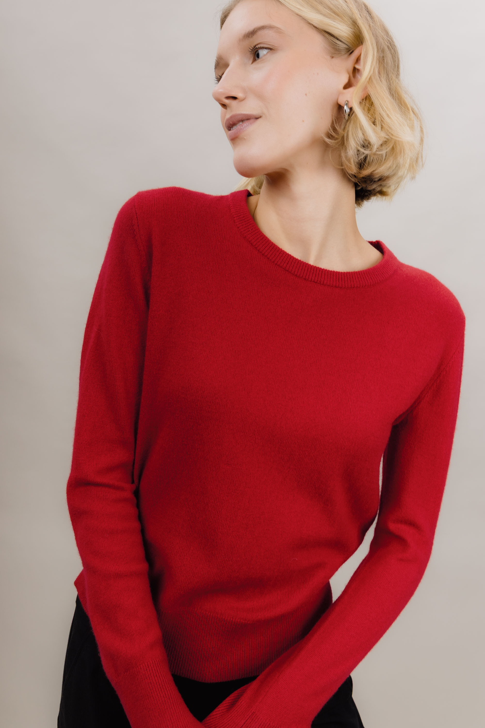 Urban Pioneers Female Bailey Crewneck SWEATER GARNET