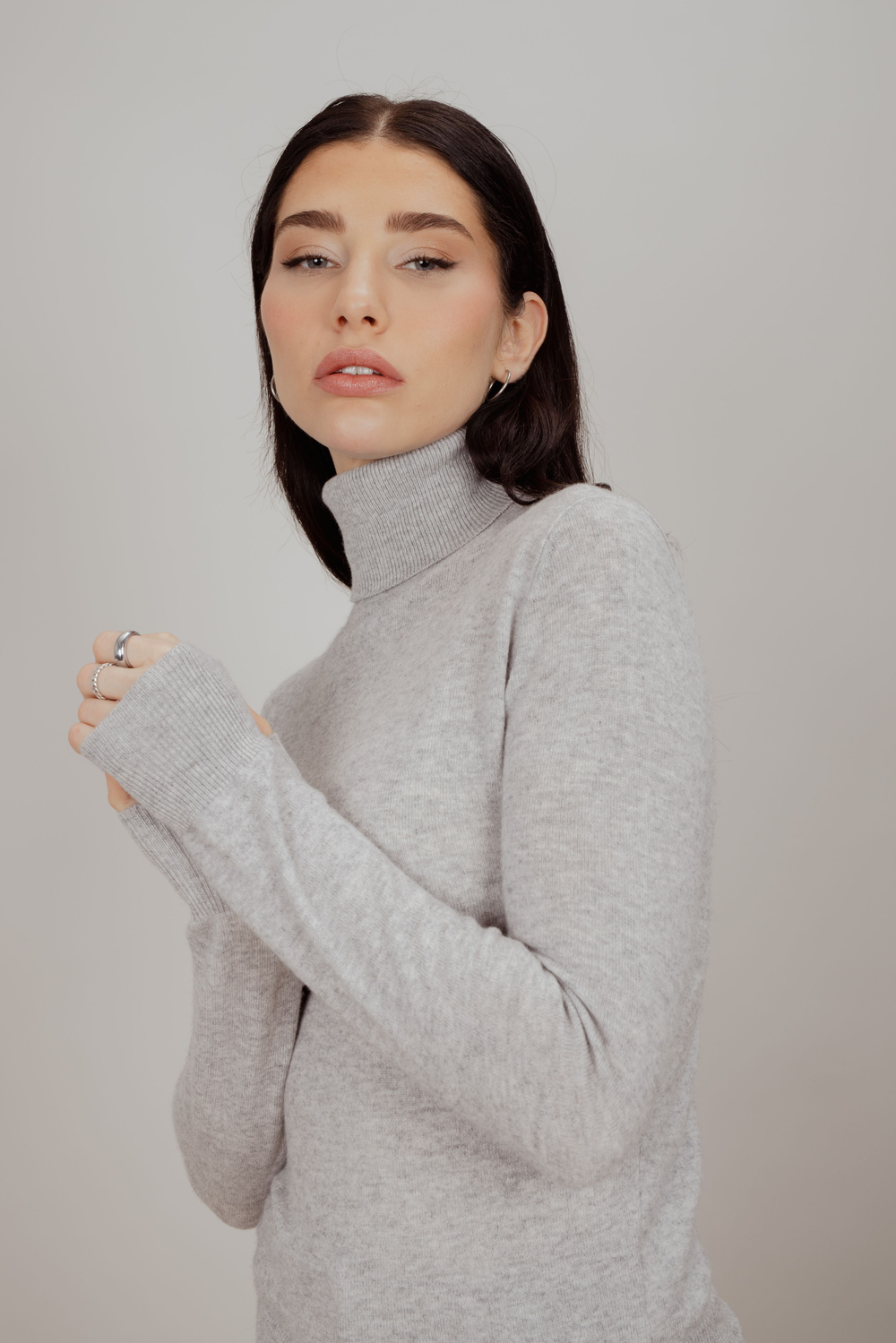 Urban Pioneers Female Bailey Turtleneck SWEATER GREY