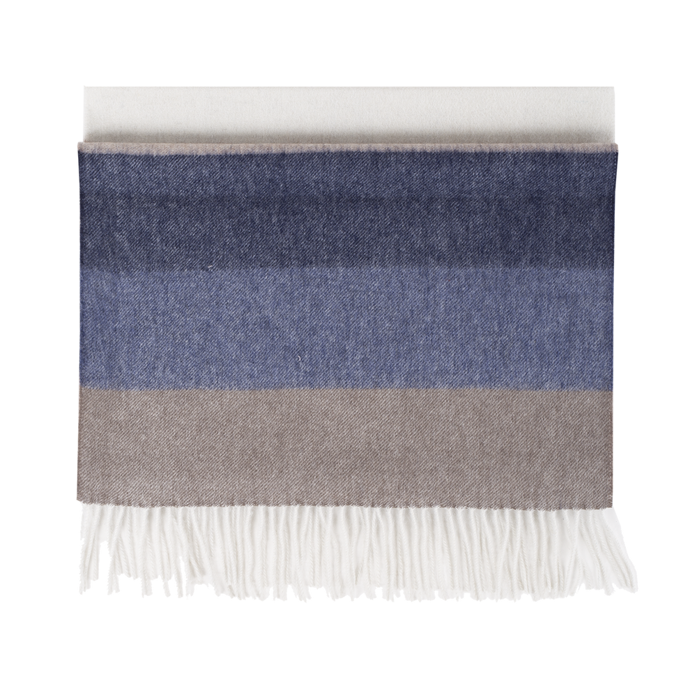 Urban Pioneers Female Bea Check SCARF BLUE BLOCK STRIPE