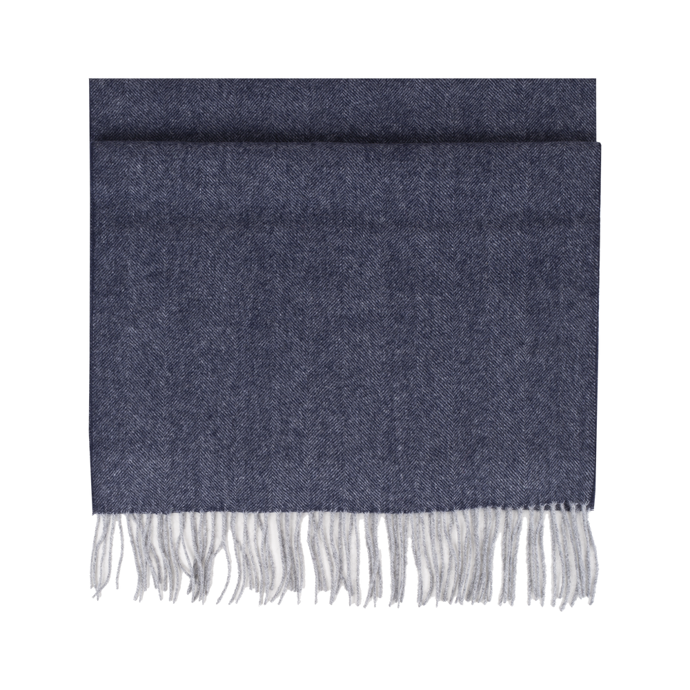 Urban Pioneers Female Bea Check SCARF BLUE HERRINGBONE