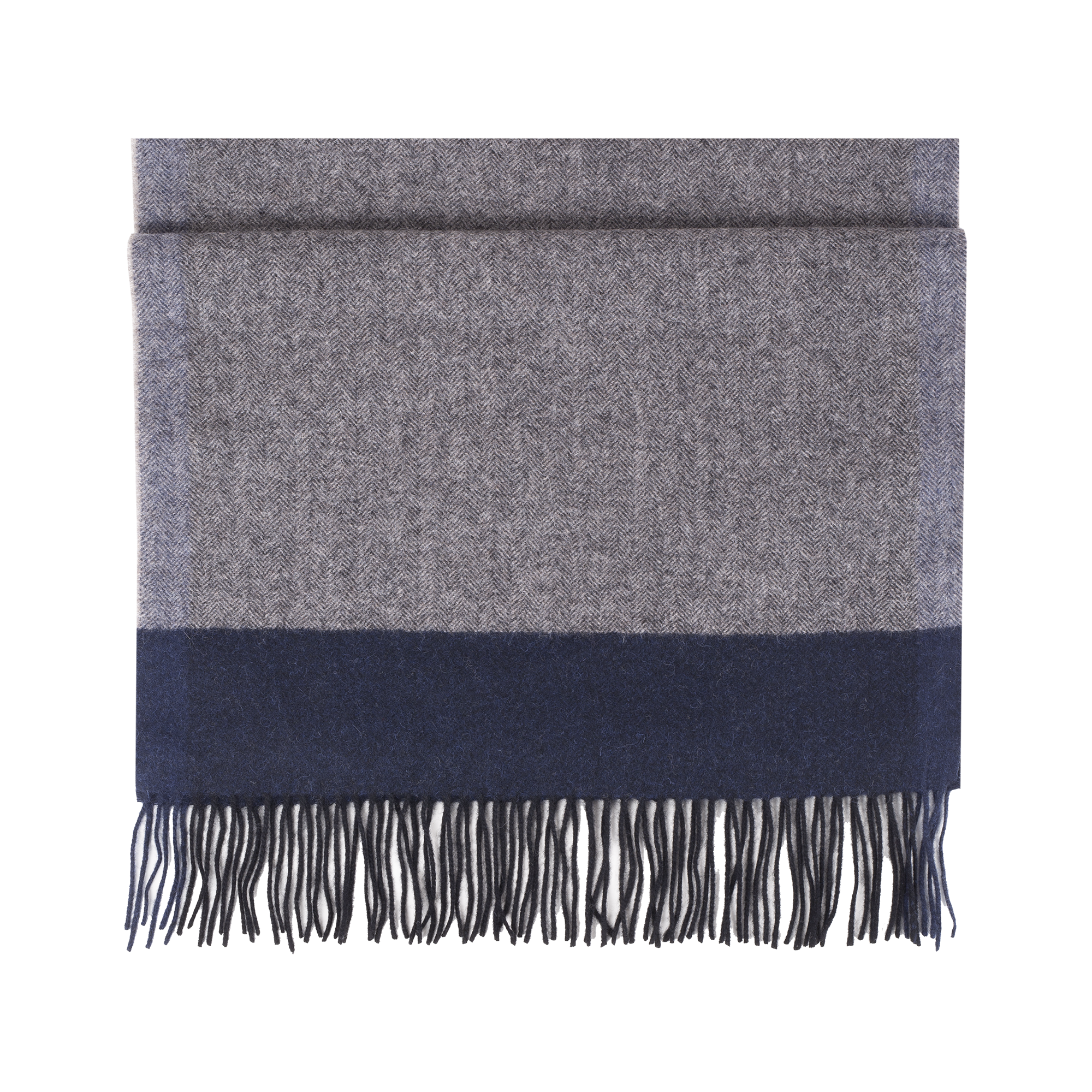 Urban Pioneers Female Bea Check SCARF DARK GREY MEL/NAVY