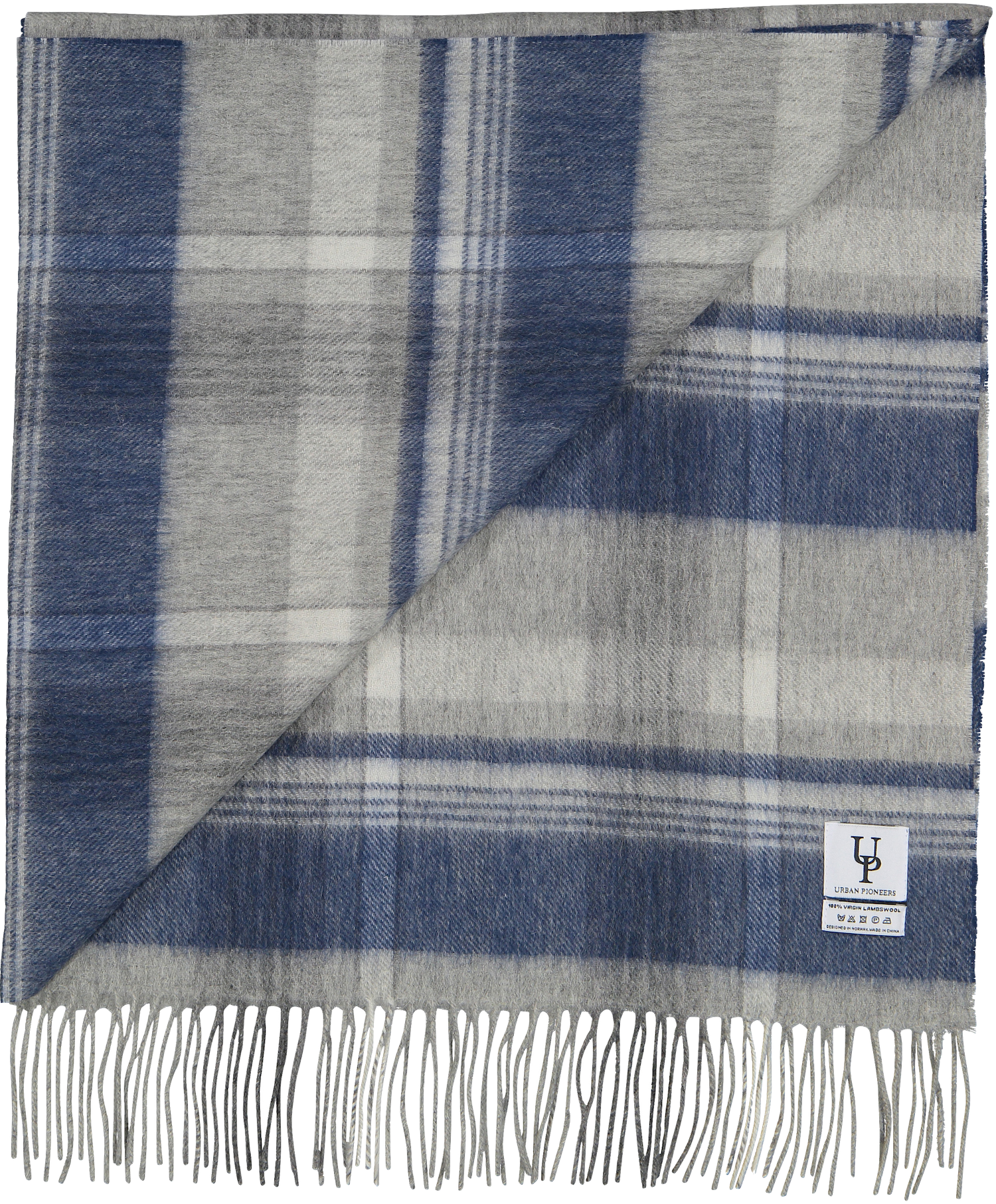 Urban Pioneers Female Bea Check SCARF GREY CHECK