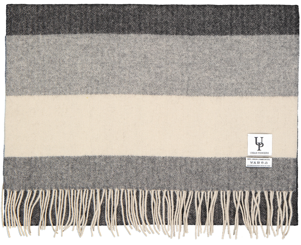 Urban Pioneers Female Bea Check SCARF GREY MULTI