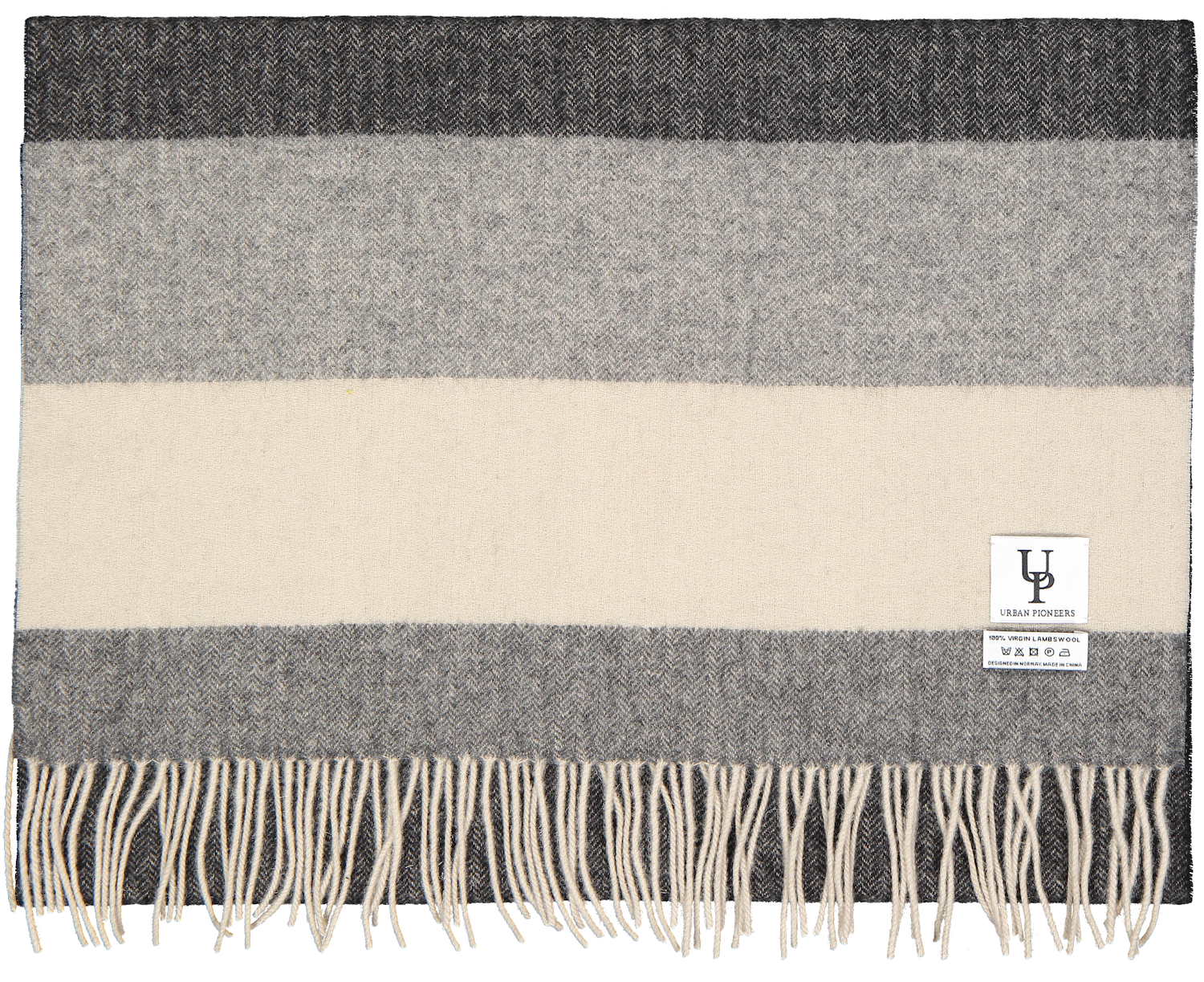 Urban Pioneers Female Bea Check SCARF GREY MULTI