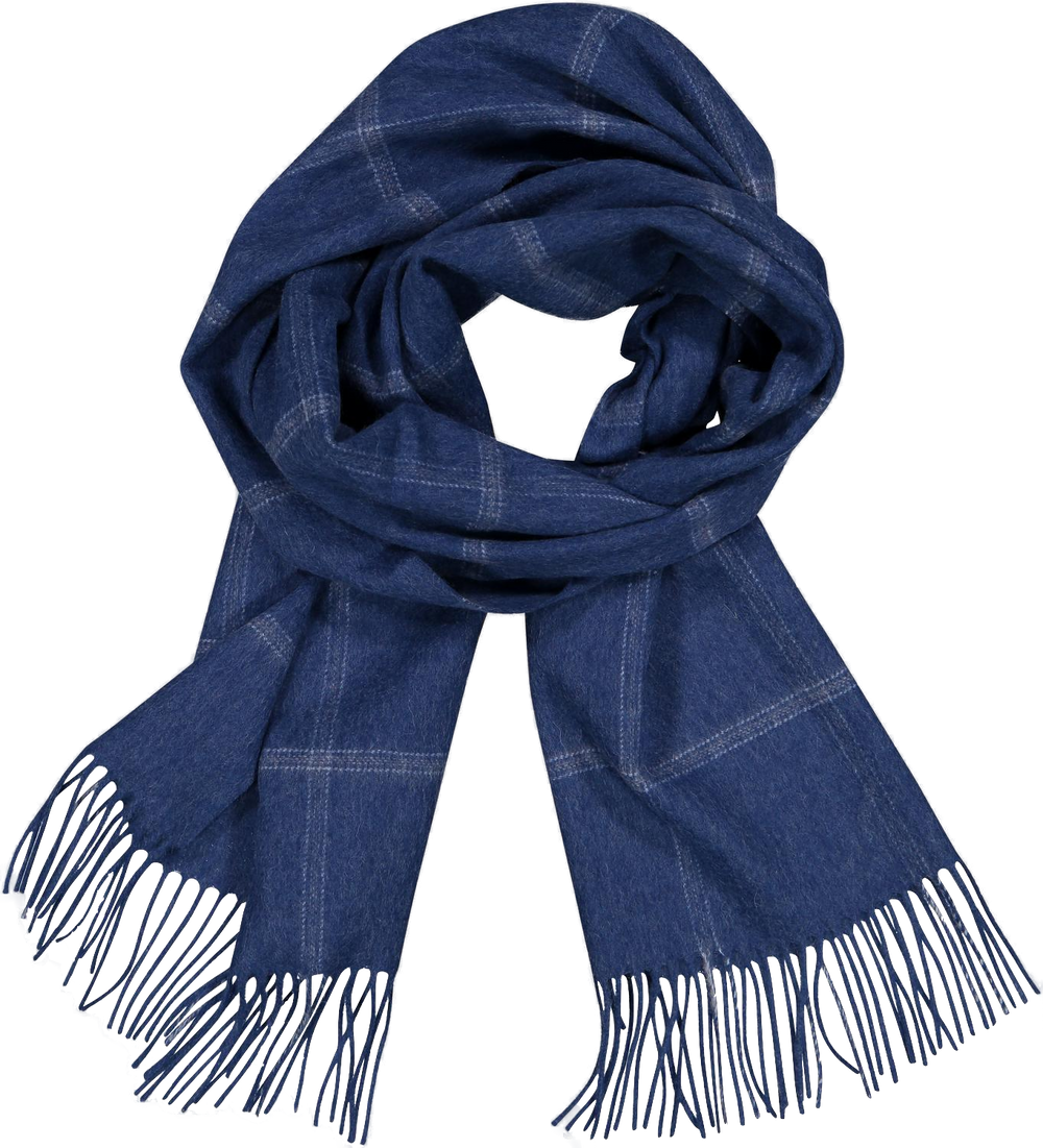 Urban Pioneers Female Bea Check SCARF MID BLUE CHECK