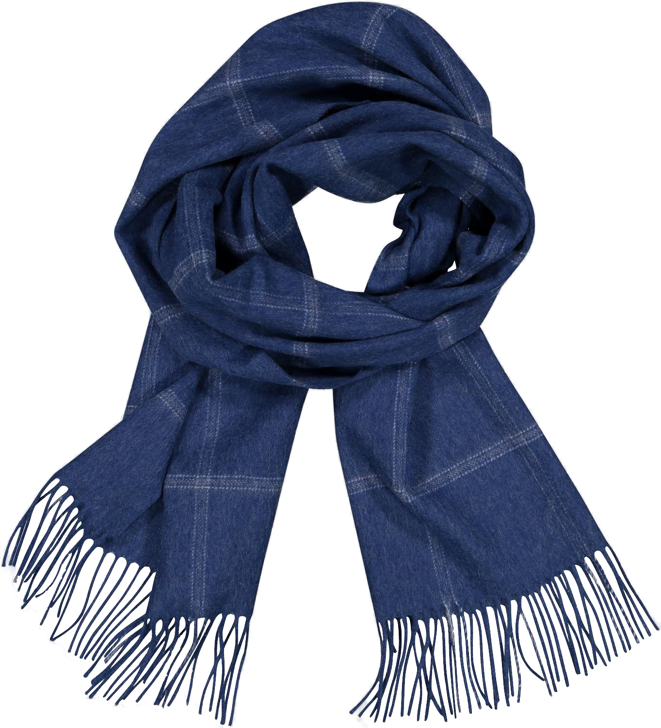 Urban Pioneers Female Bea Check SCARF MID BLUE CHECK