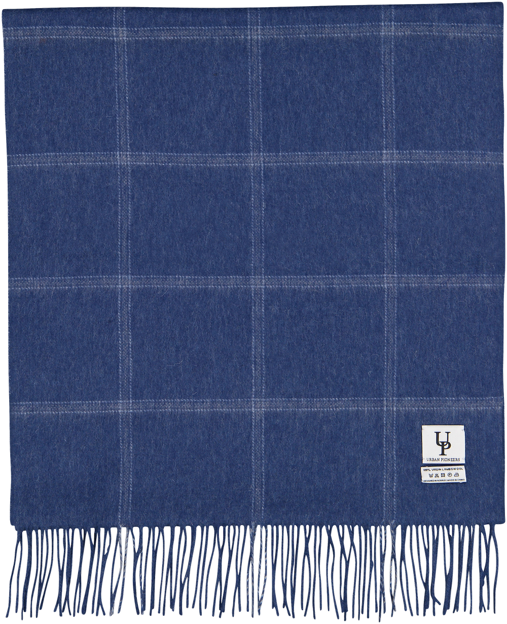 Urban Pioneers Female Bea Check SCARF MID BLUE CHECK
