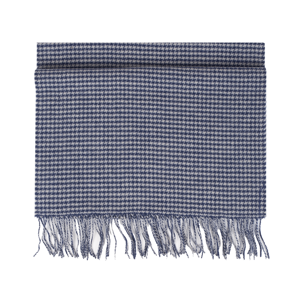 Urban Pioneers Female Bea Check SCARF NAVY HANDSTOOTH