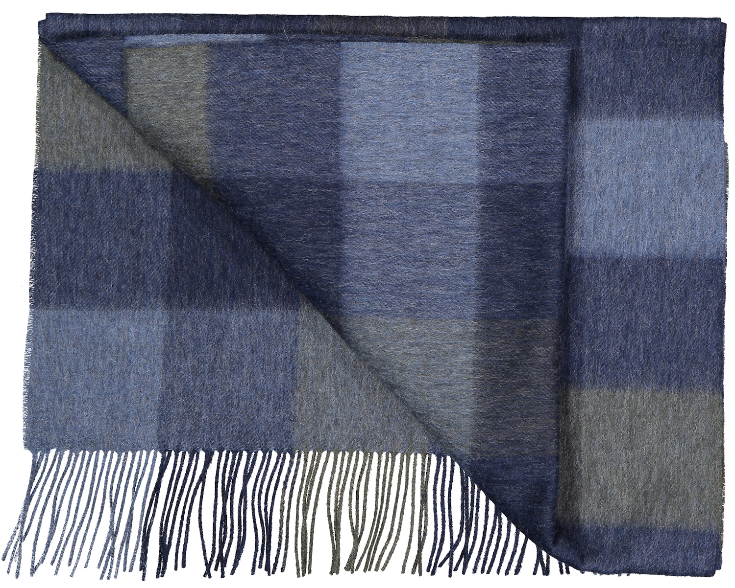 Urban Pioneers Female Bea Check SCARF NAVY MULTI